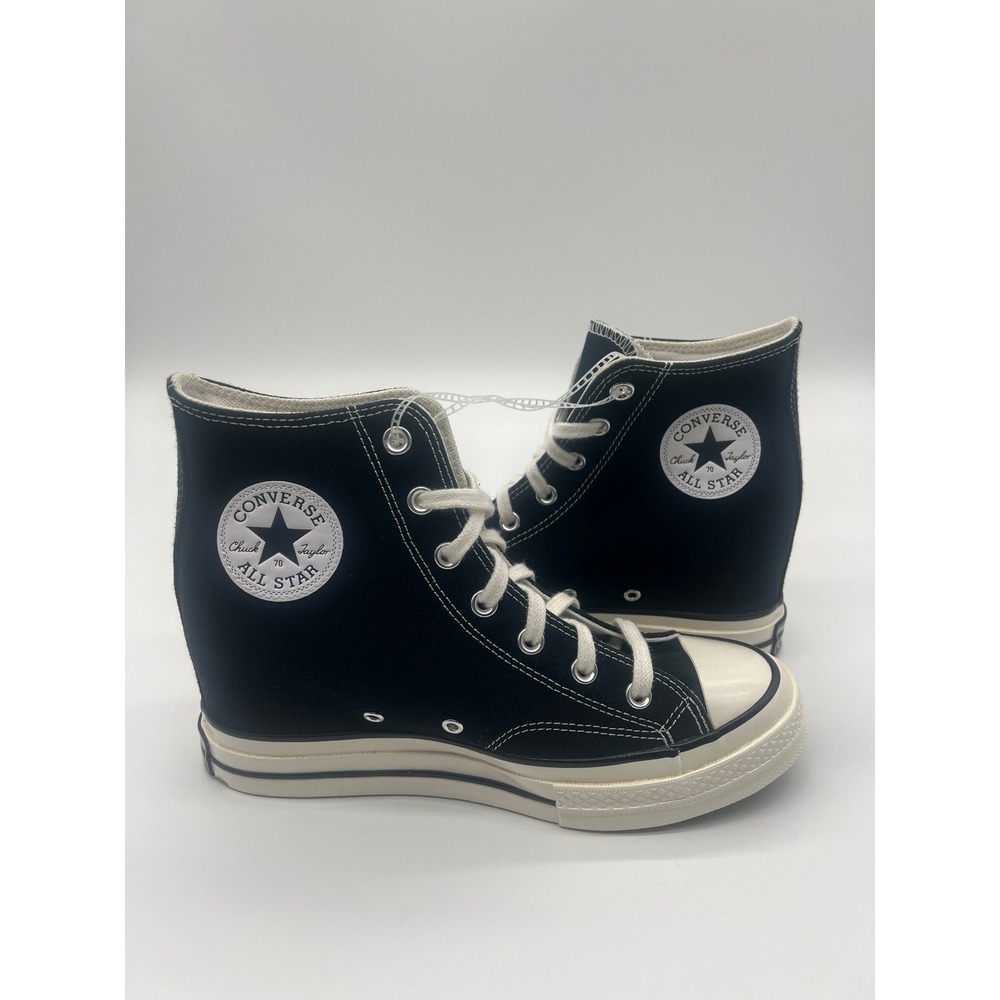 Converse Women's Chuck Taylor All Star Wedge Platform High Cavas Black NEW